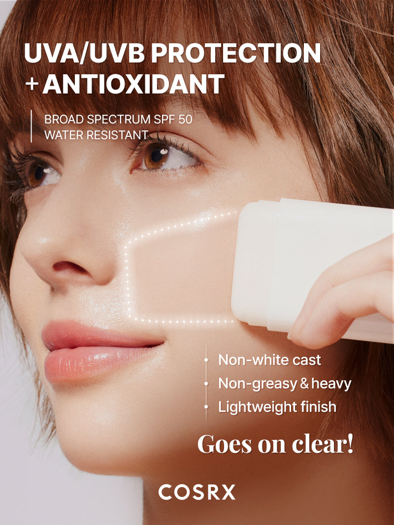 COSRX AIRY-LIGHT OIL CONTROL CLEAR SUNSCREEN STICK SPF 50 - Image 4