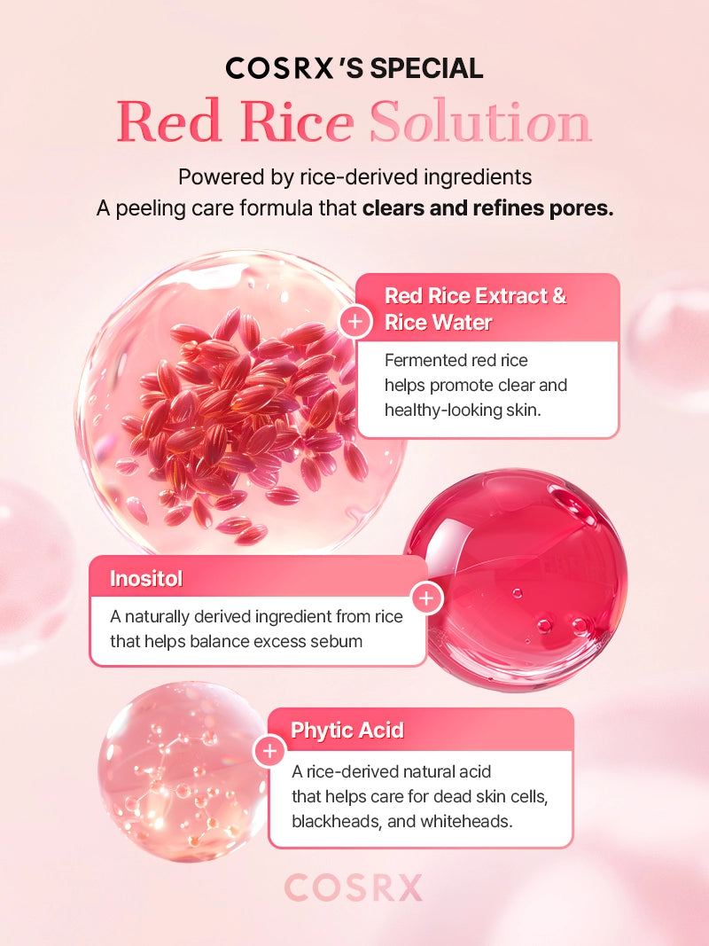 COSRX RED RICE INOSITOL Exfoliating Care Pore Wash-Off Peel Serum - Image 7